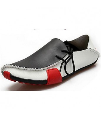 Outdoor / Office & Career / Party & Evening / big size / Casual Leather Loafers Black / Brown  